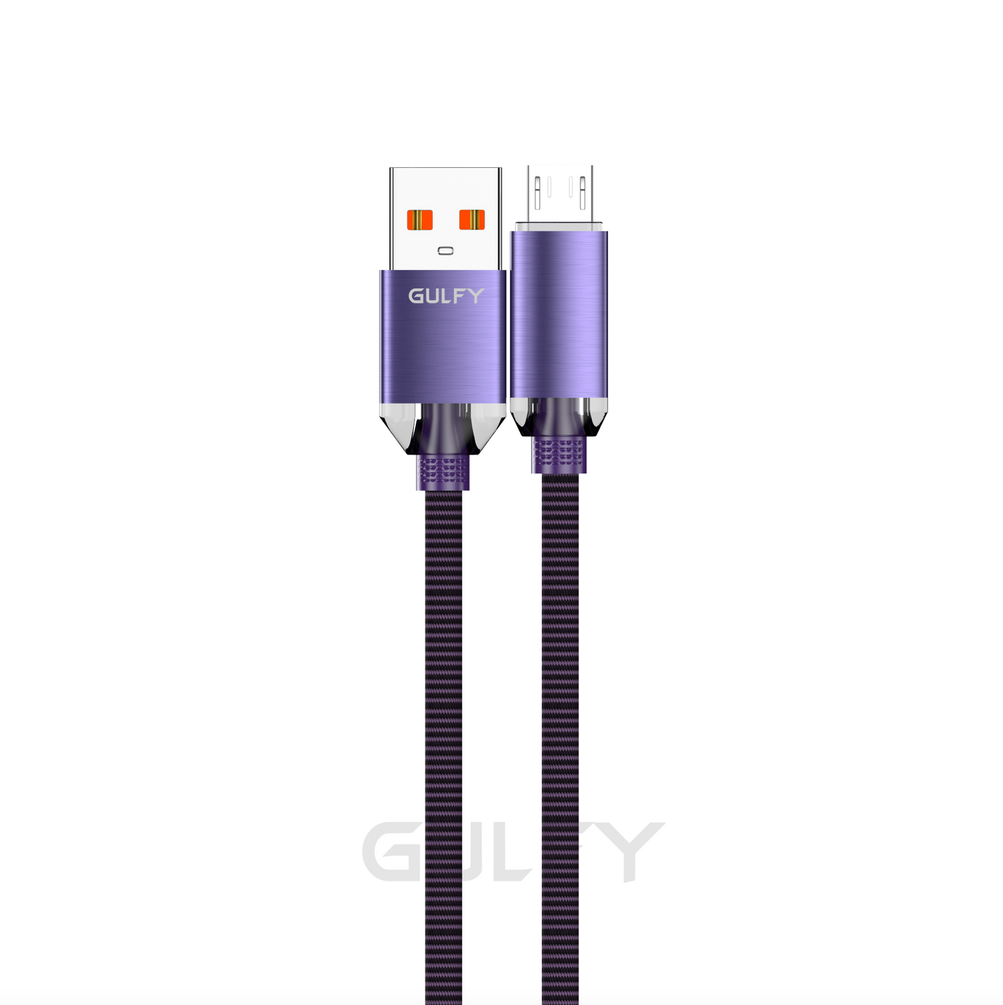GULFY USB to Micro Fast Charging & Sync Cable (1m, Multi-color, Nylon)