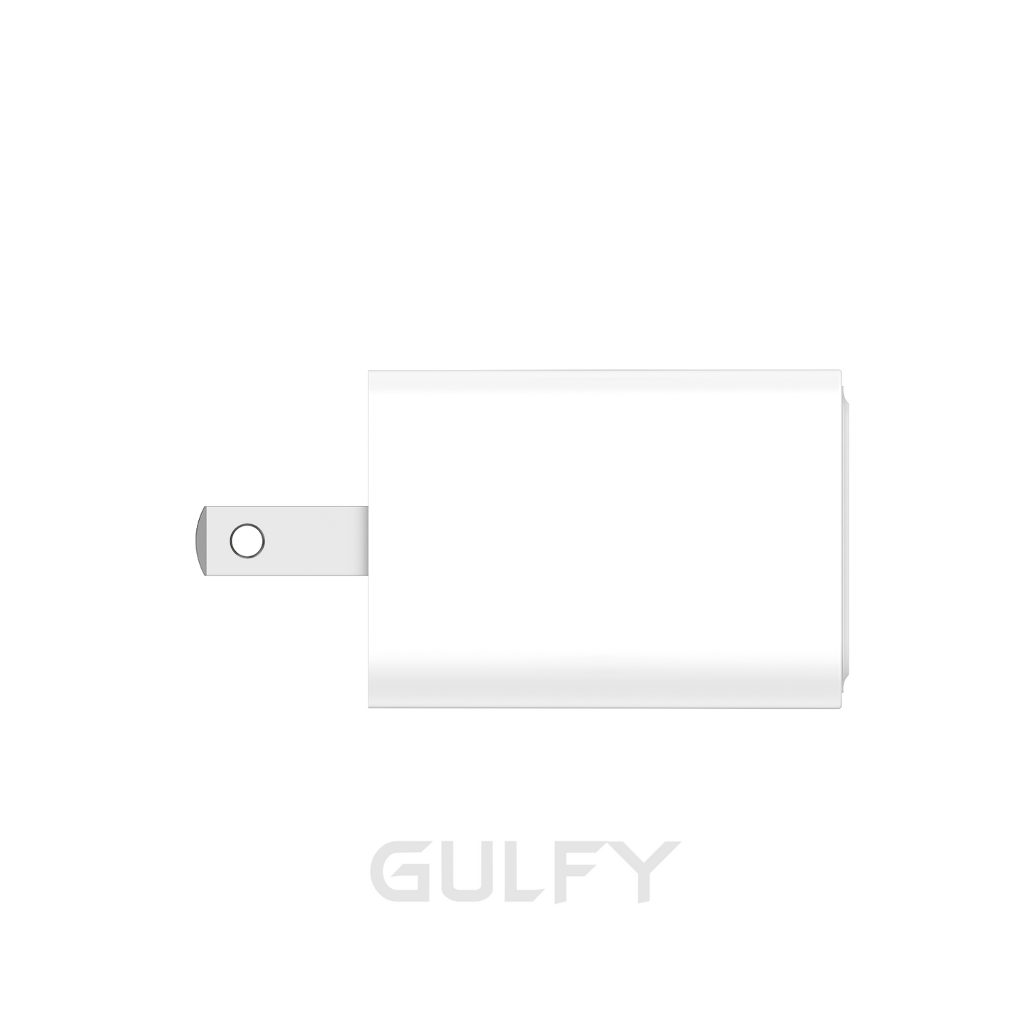 GULFY 30W Lightning & USB-C & USB-A US Plug Charger| Fast Charging (White)