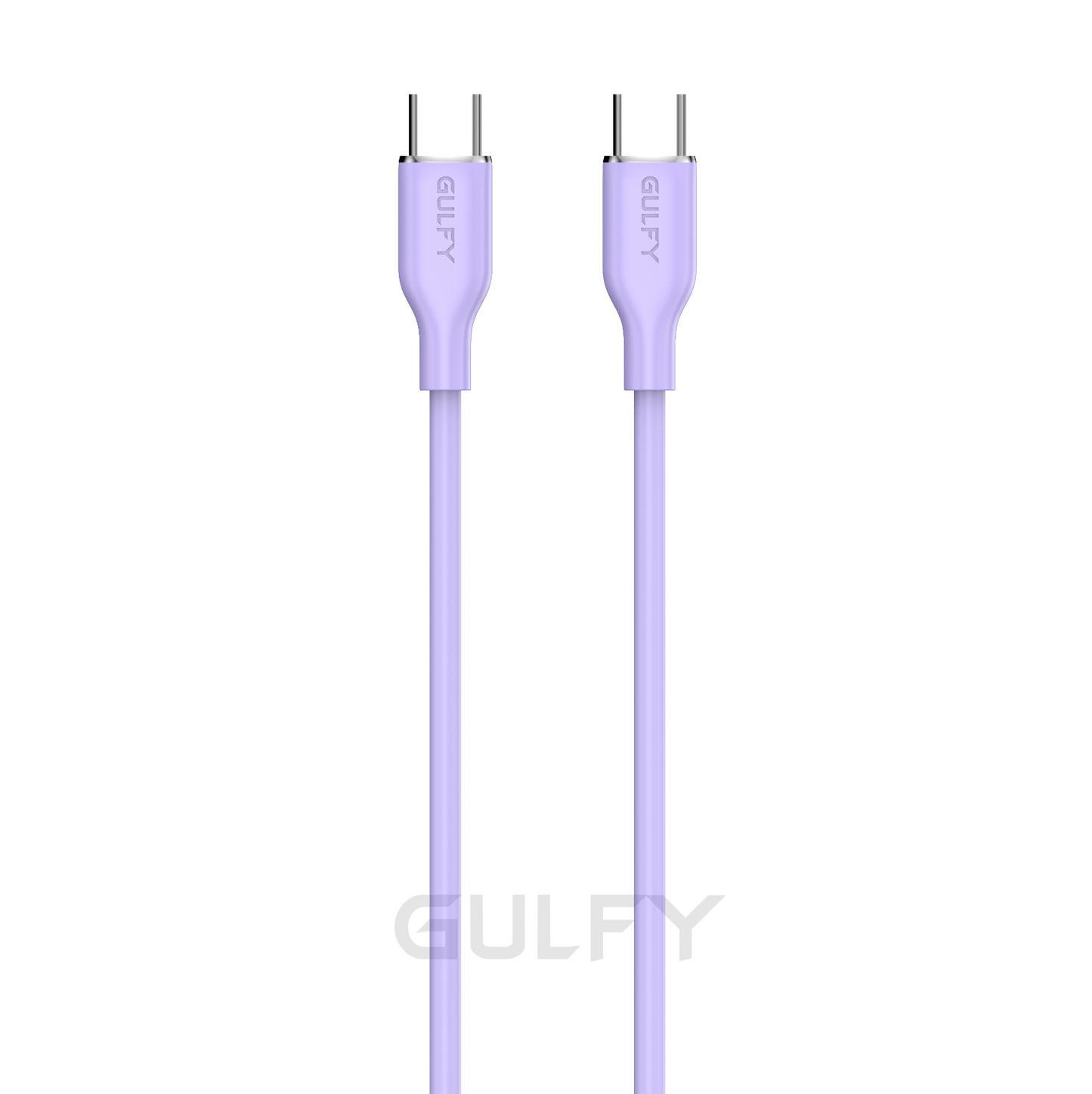 GULFY USB-C to USB-C Fast Charging & Sync Cable (60W, 1m, Multi-color, Silica gel)