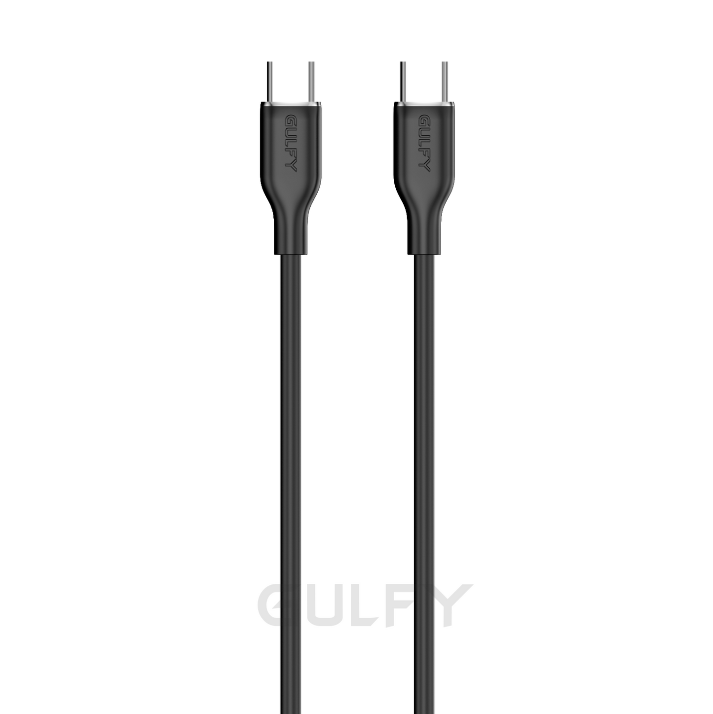 GULFY USB-C to USB-C Fast Charging & Sync Cable (60W, 1m, Multi-color, Silica gel)