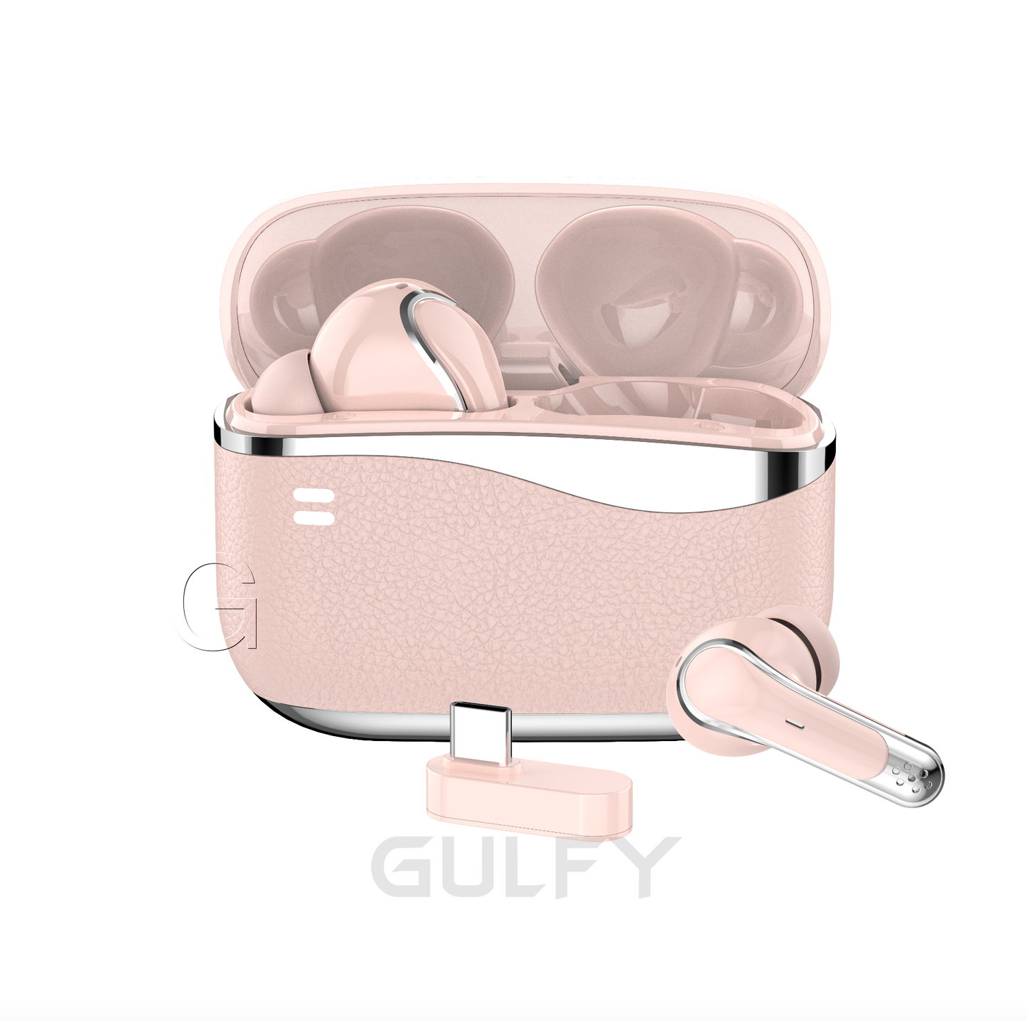 GULFY Bluetooth Earbuds | ANC Noise Cancelling + ENC (In - Ear, Multi-color)