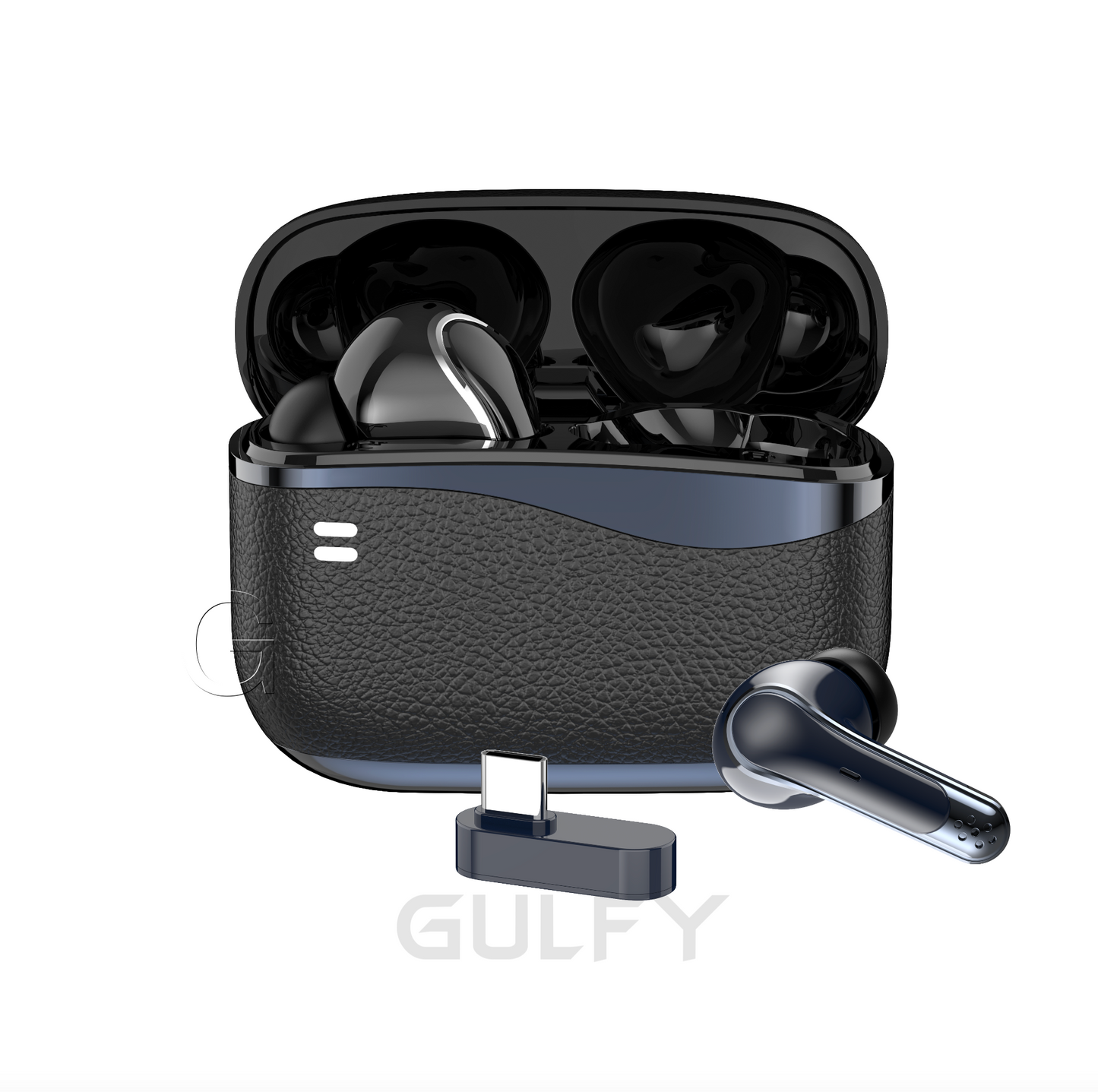 GULFY Bluetooth Earbuds | ANC Noise Cancelling + ENC (In - Ear, Multi-color)
