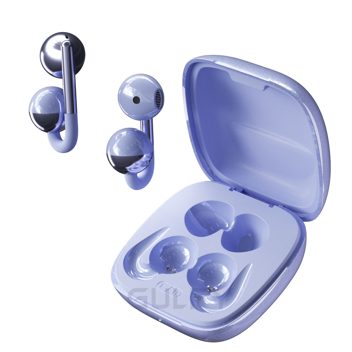 GULFY OWS Air Ear - clip Headset | Wireless, ANC Noise Cancelling, Hi - Fi Sound