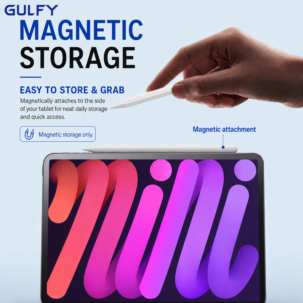 GULFY Stylus Pencil for iPad(iOS system) | Precise Writing & Drawing