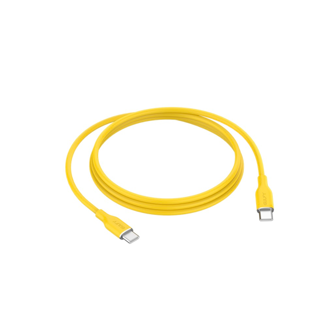 GULFY USB-C to USB-C Fast Charging & Sync Cable (60W, 1m, Multi-color, Silica gel)