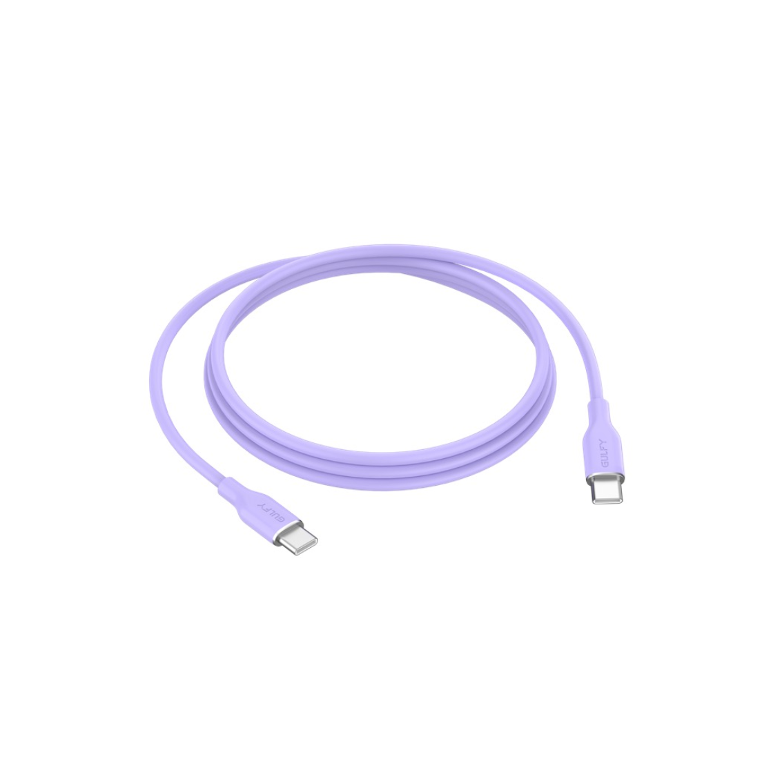 GULFY USB-C to USB-C Fast Charging & Sync Cable (60W, 1m, Multi-color, Silica gel)