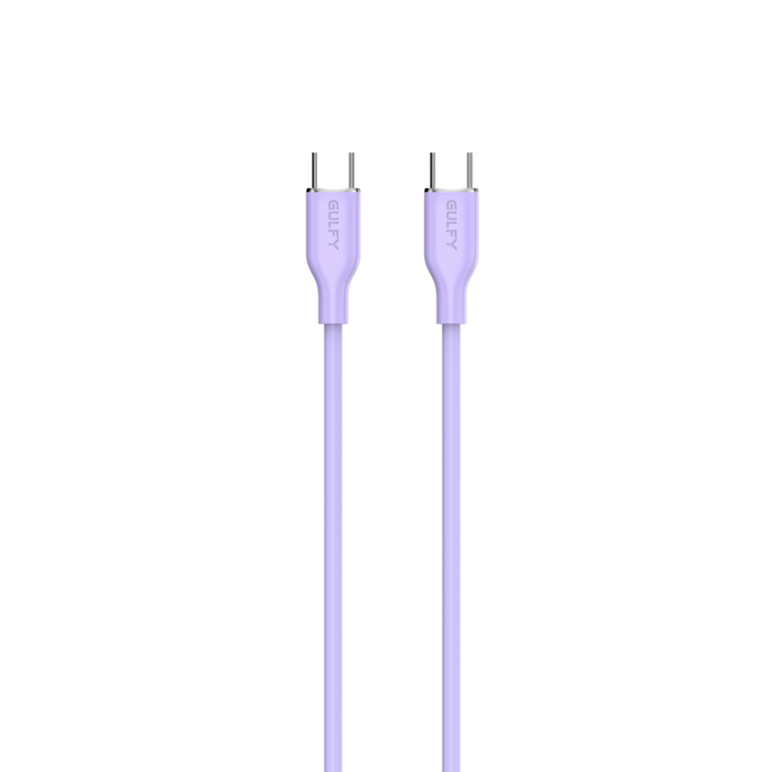 GULFY USB-C to USB-C Fast Charging & Sync Cable (60W, 1m, Multi-color, Silica gel)