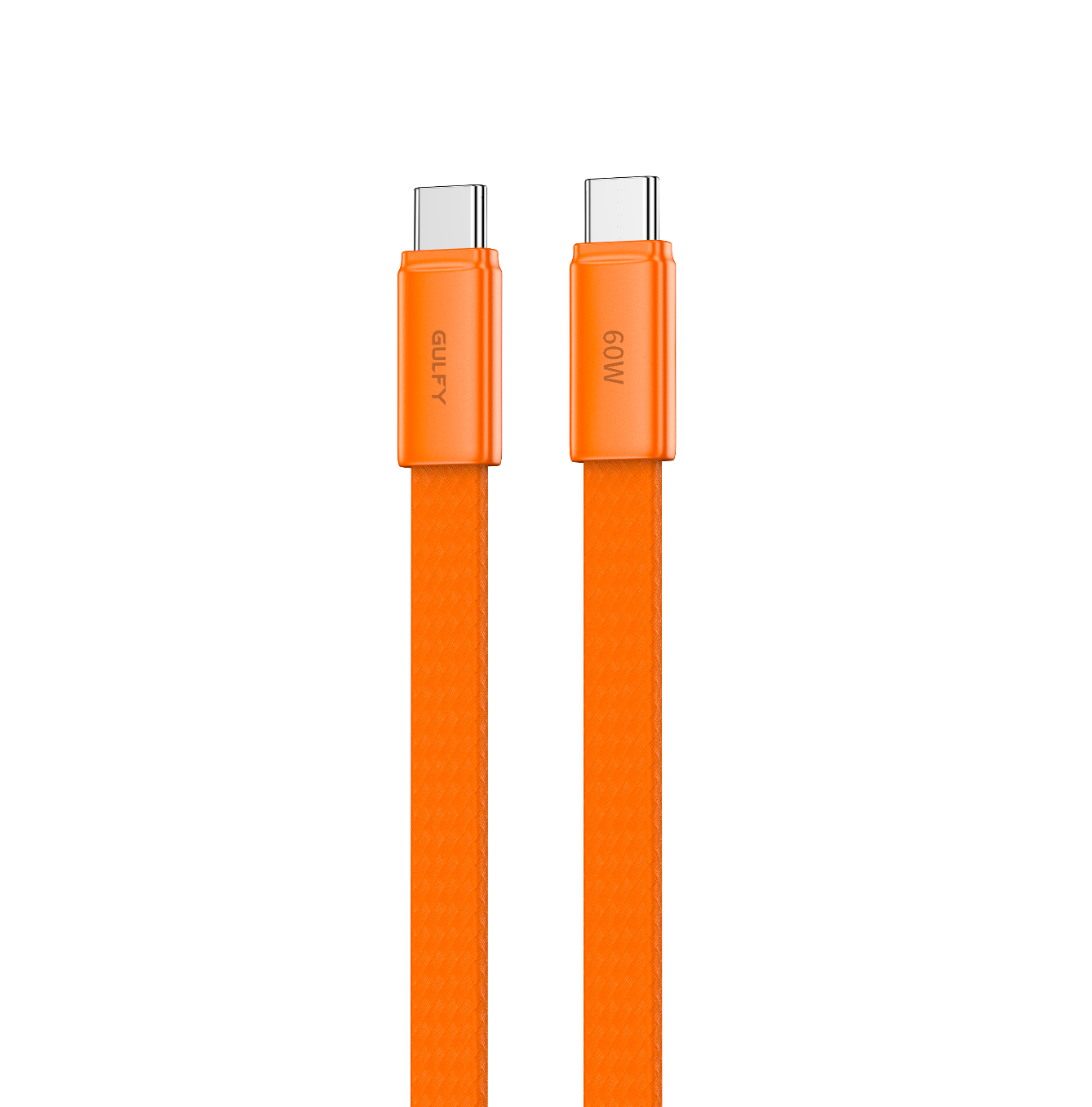 GULFY USB-C to USB-C Fast Charging Cable (60W, 1m, Zinc alloy, Multi-color)