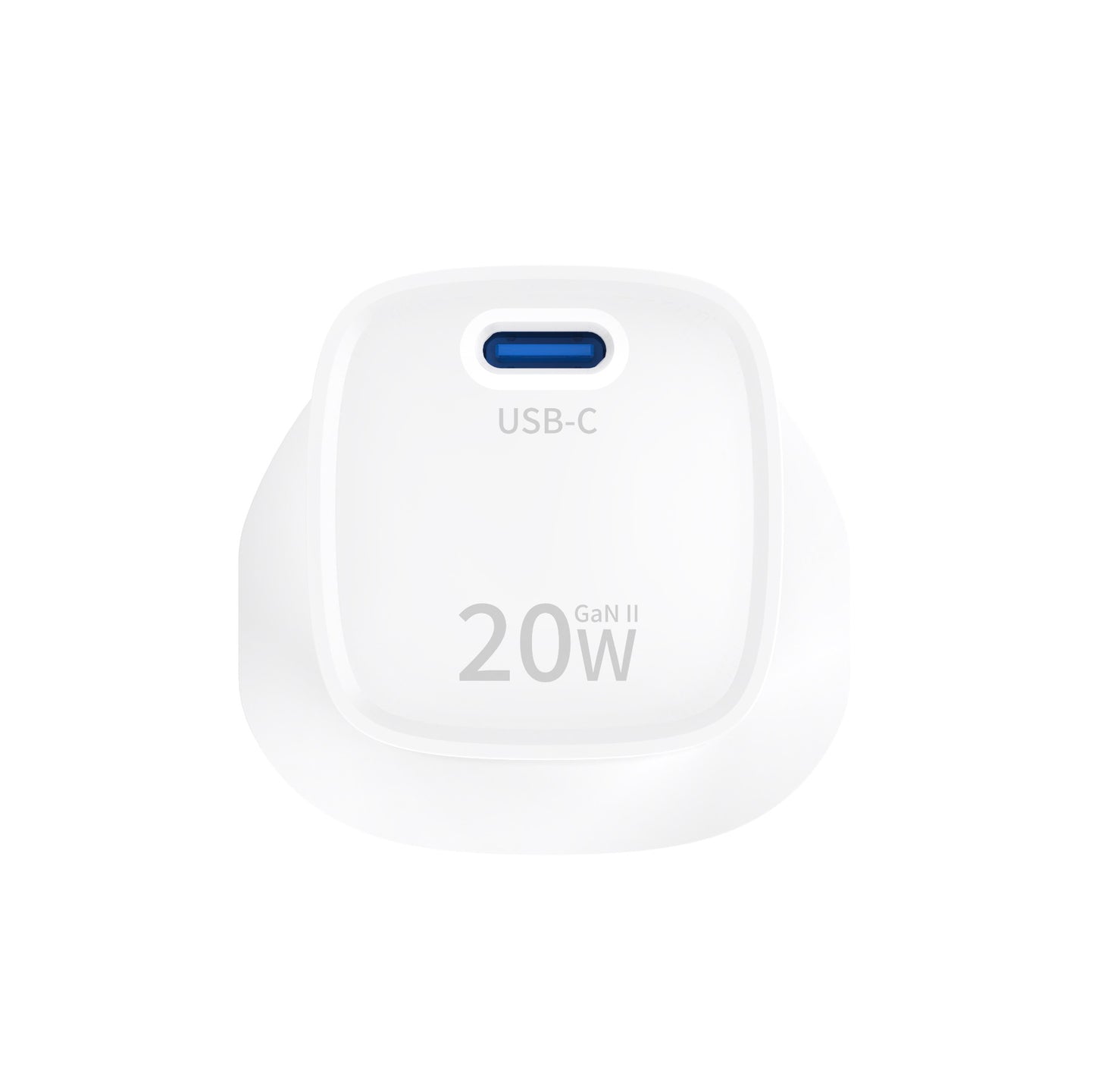 GULFY 20W USB-C UK Plug Charger| Fast Charging (White)