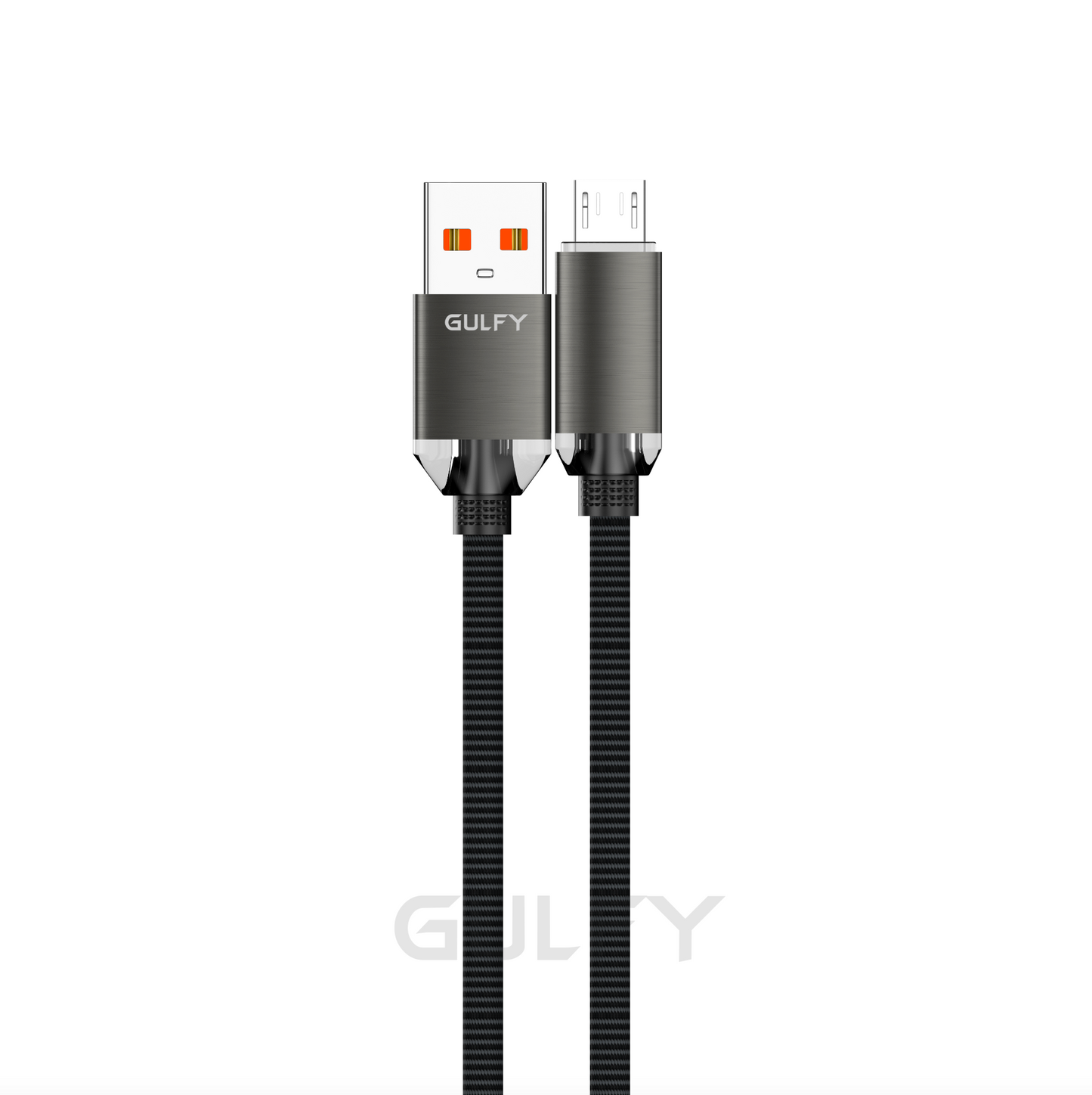 GULFY USB to Micro Fast Charging & Sync Cable (1m, Multi-color, Nylon)