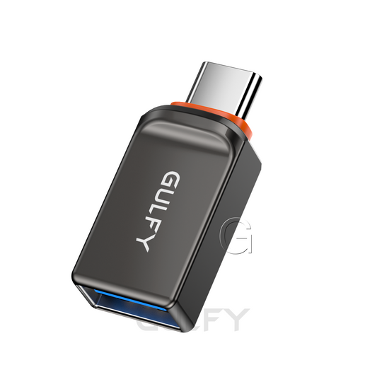 GULFY USB-C OTG Adapter for USB Devices & On - The - Go Use (Zinc alloy)