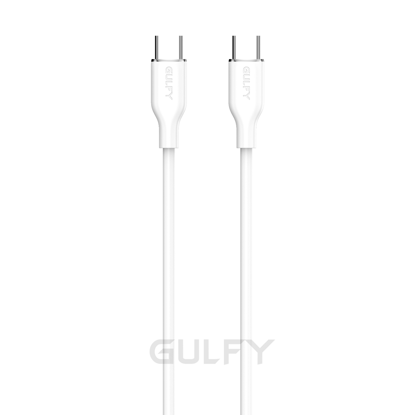GULFY USB-C to USB-C Fast Charging & Sync Cable (60W, 1m, Multi-color, Silica gel)