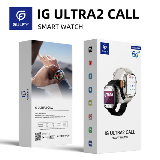 GULFY IG ULTRA2 CALL Smart Watch: 2.02” HD Screen, Multi - Function Design