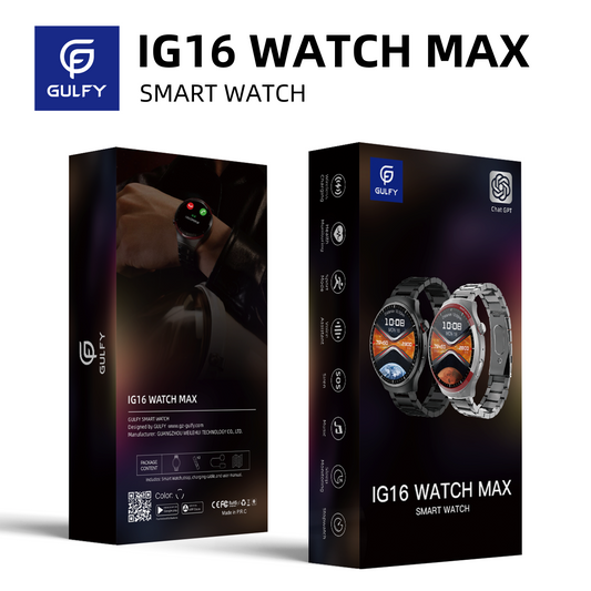 GULFY IG16 WATCH MAX Smart Watch: 1.53” HD Screen, Multi - Function Design
