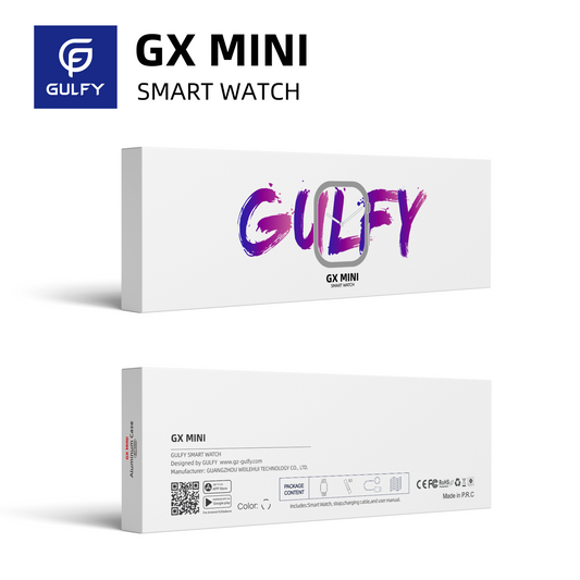 GULFY GX MINI Smart Watch: 1.72” HD Screen, Multi - Function Design