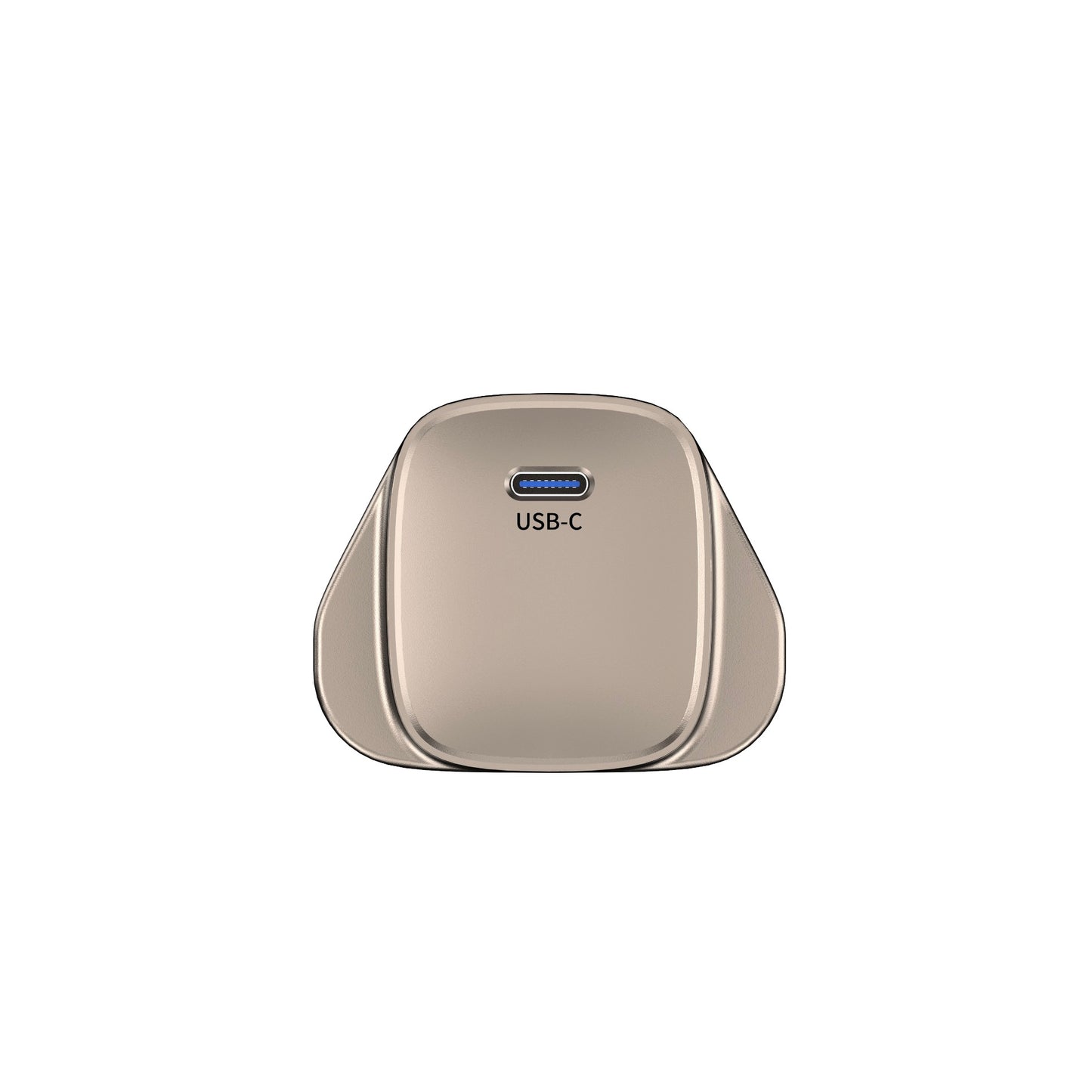 GULFY 30W USB-C UK Plug Charger for iPhone 17 | Fast Charging (Titanium desert gold)